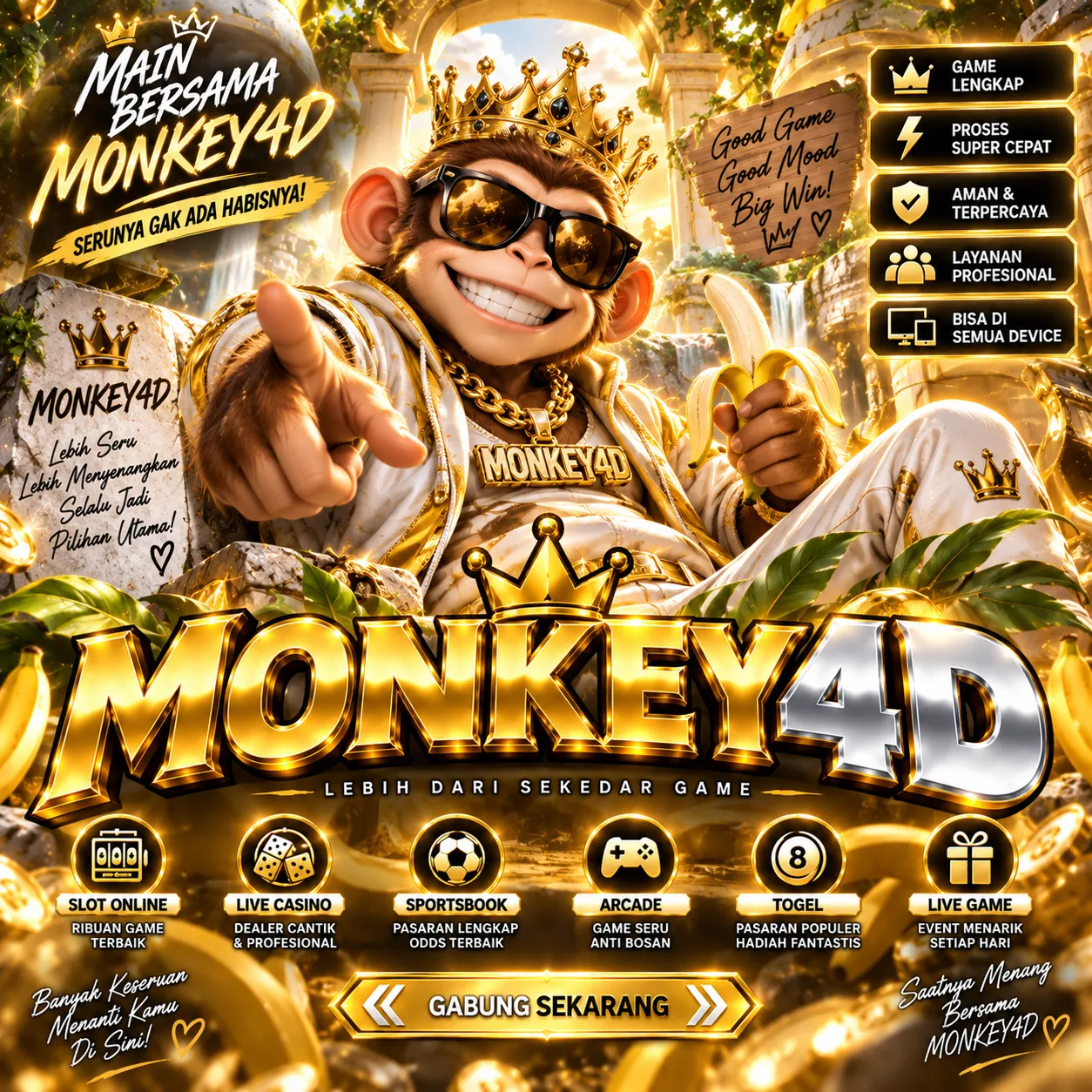 MONKEY4D Banner